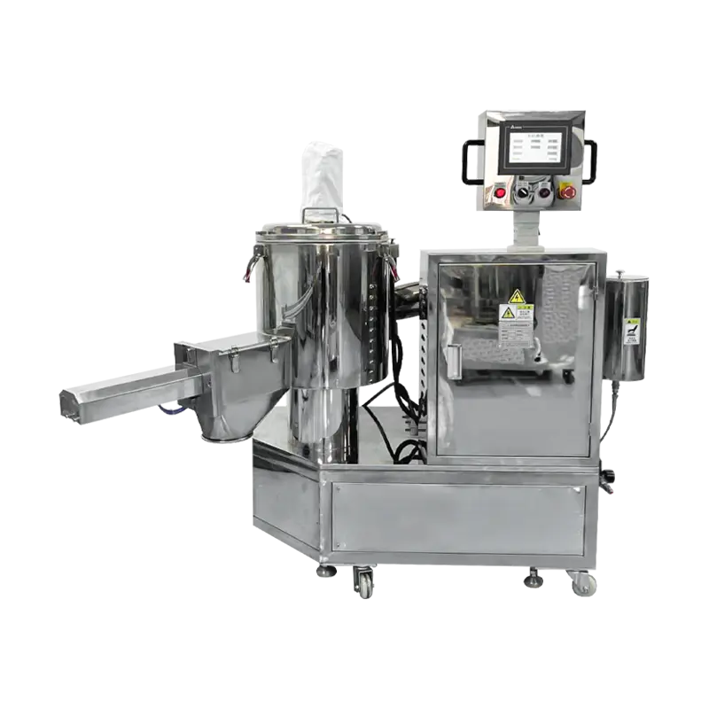 化粧品用オイルスプレーシステムを備えた50L高せん断粉末ミキサー機